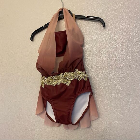 WEISSMAN elite Dance Costume pink mauve Lifelines
PL11371 child IC 7/8 - Picture 2 of 10